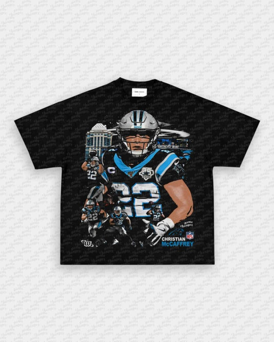 CHRISTIAN MCCAFFREY - PANTHERS TEE - VIBRAS® VIBRAS - GRAPHIC TEES - GAME CHANGERS