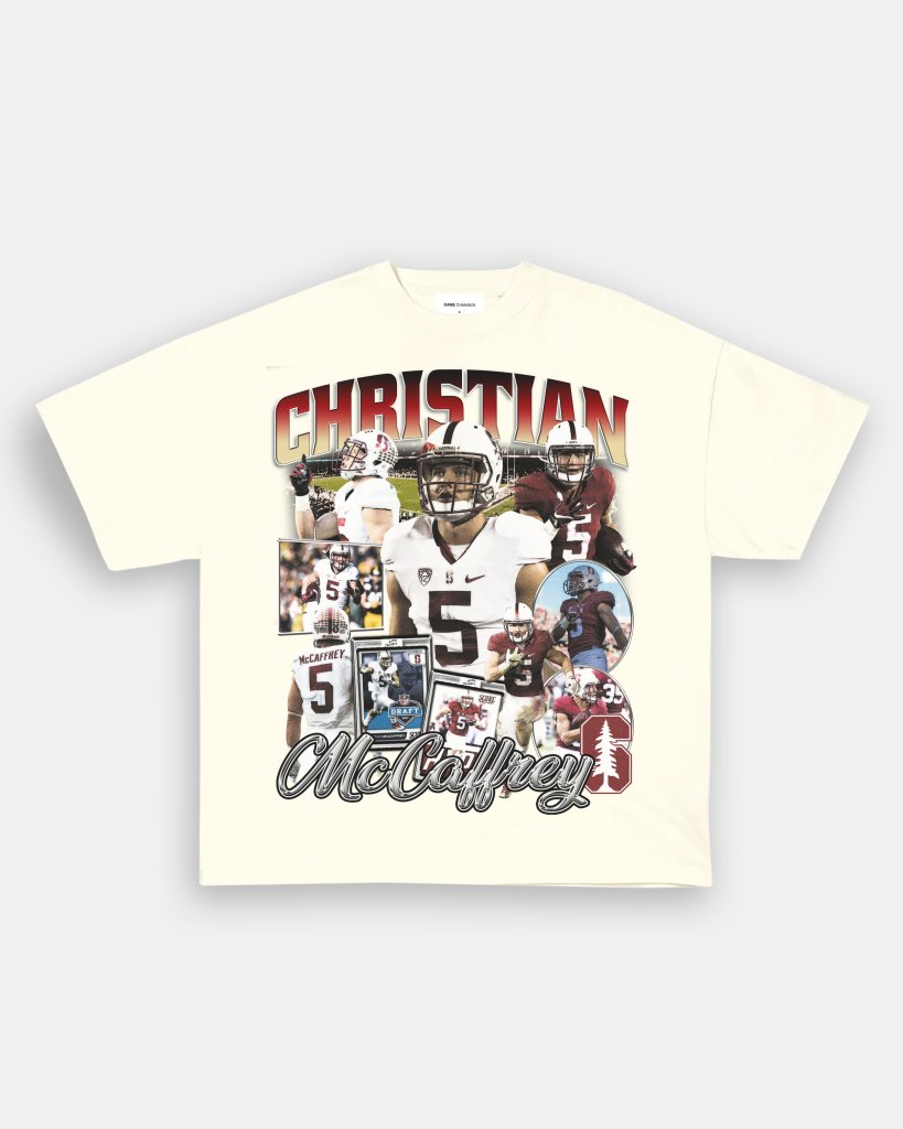 CHRISTIAN MCCAFFREY - STANFORD TEE - VIBRAS® VIBRAS - GRAPHIC TEES - GAME CHANGERS