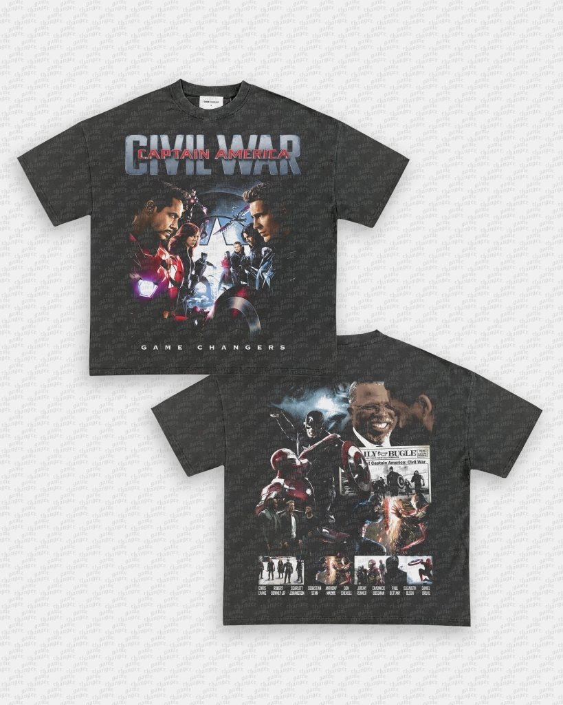 CIVIL WAR TEE - [DS] - VIBRAS® VIBRAS - GRAPHIC TEES - GAME CHANGERS