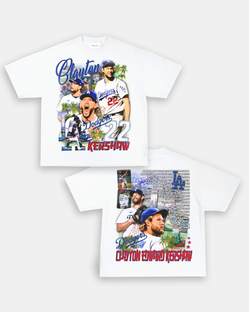 CLAYTON KERSHAW V2 TEE - [DS] - VIBRAS® VIBRAS - GRAPHIC TEES - GAME CHANGERS