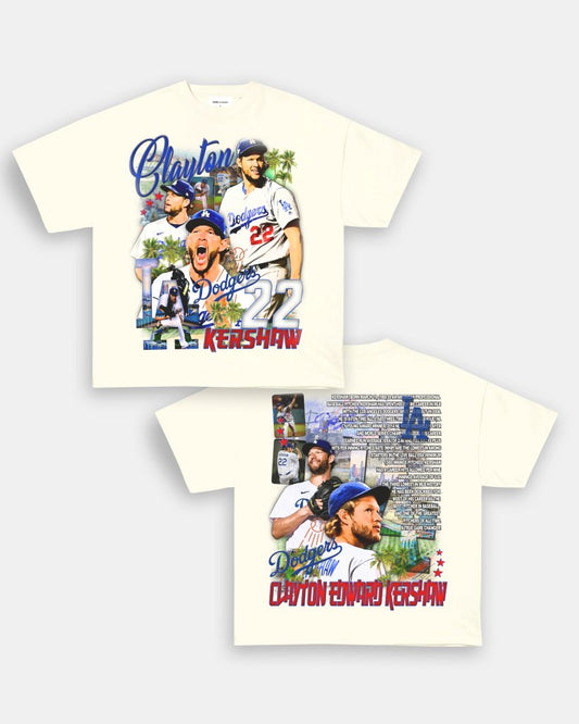 CLAYTON KERSHAW V2 TEE - [DS] - VIBRAS® VIBRAS - GRAPHIC TEES - GAME CHANGERS