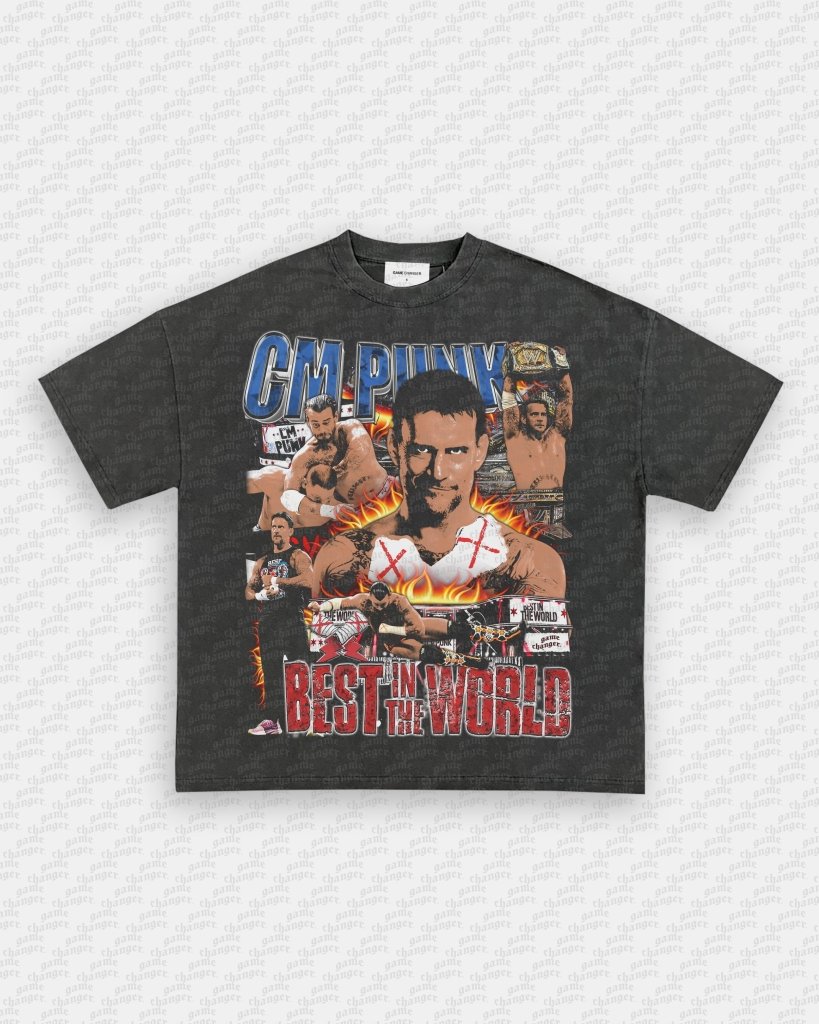 CM PUNK V3 TEE - VIBRAS® VIBRAS - GRAPHIC TEES - GAME CHANGERS