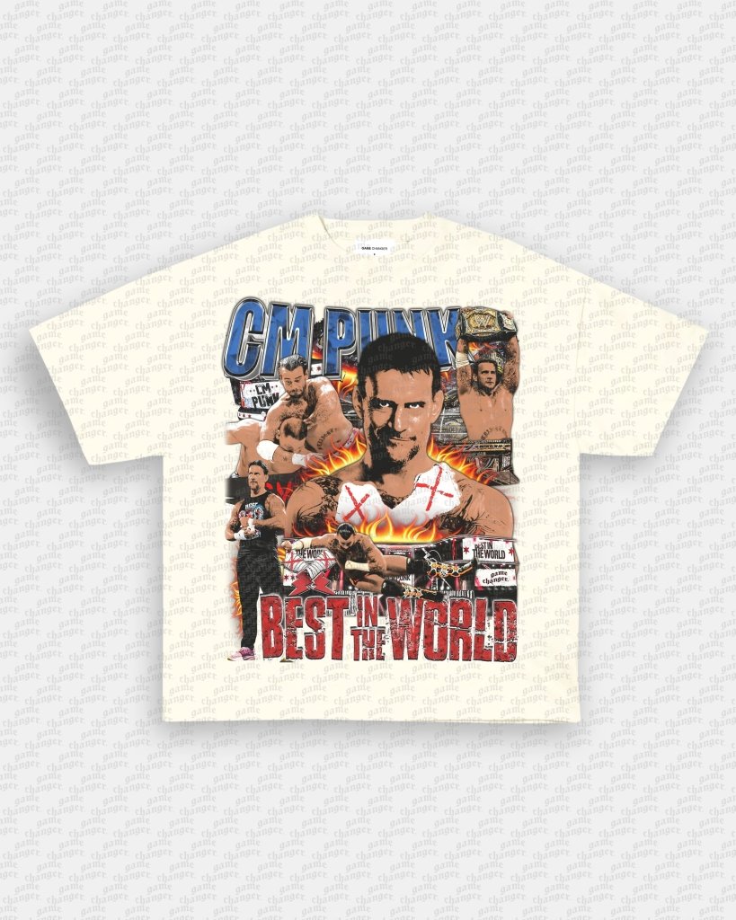 CM PUNK V3 TEE - VIBRAS® VIBRAS - GRAPHIC TEES - GAME CHANGERS