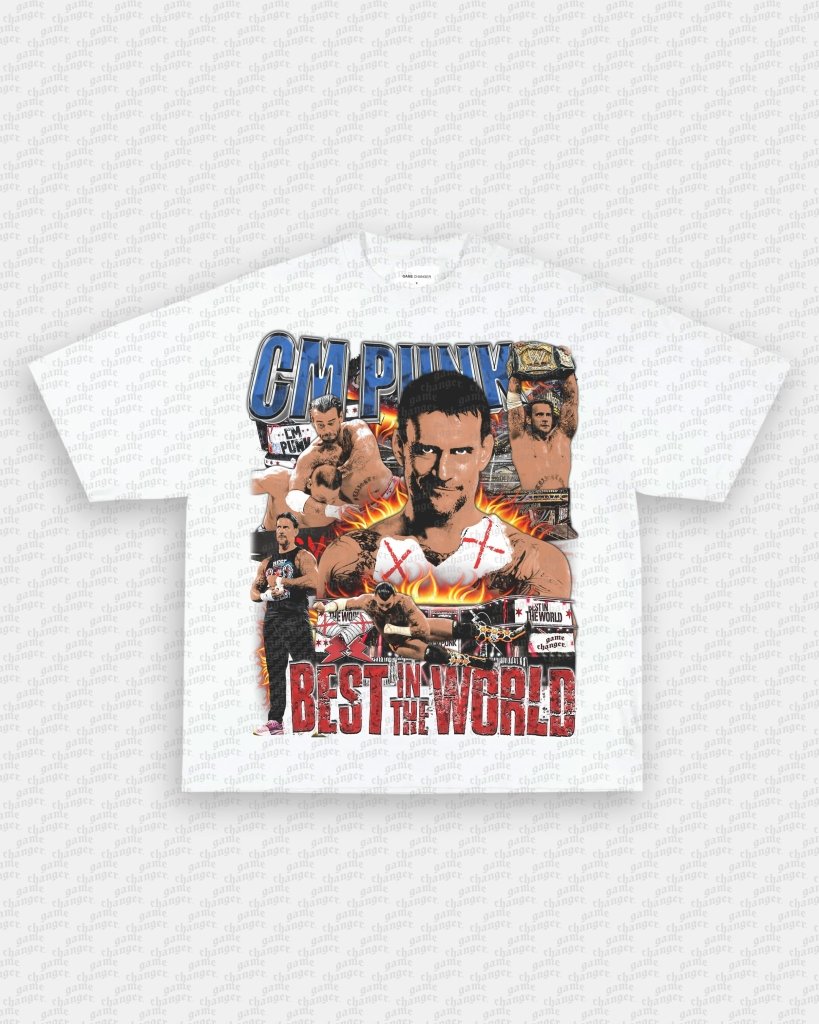 CM PUNK V3 TEE - VIBRAS® VIBRAS - GRAPHIC TEES - GAME CHANGERS