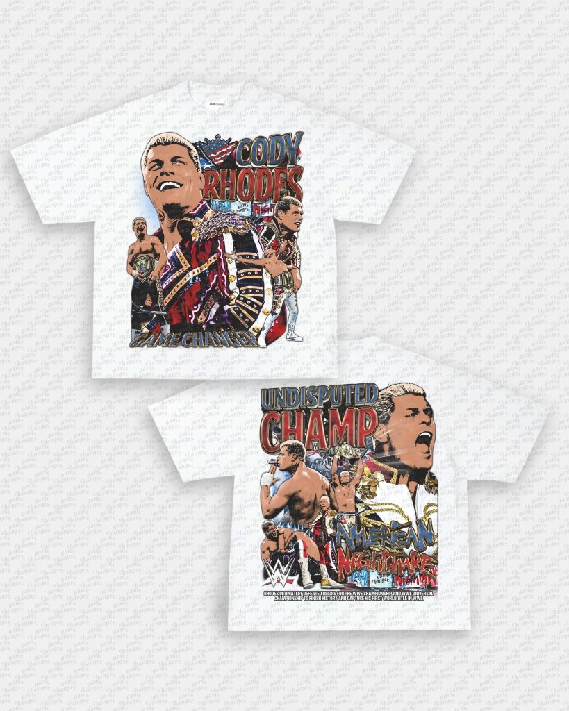 CODY RHODES V3 TEE - [DS] - VIBRAS® VIBRAS - GRAPHIC TEES - GAME CHANGERS