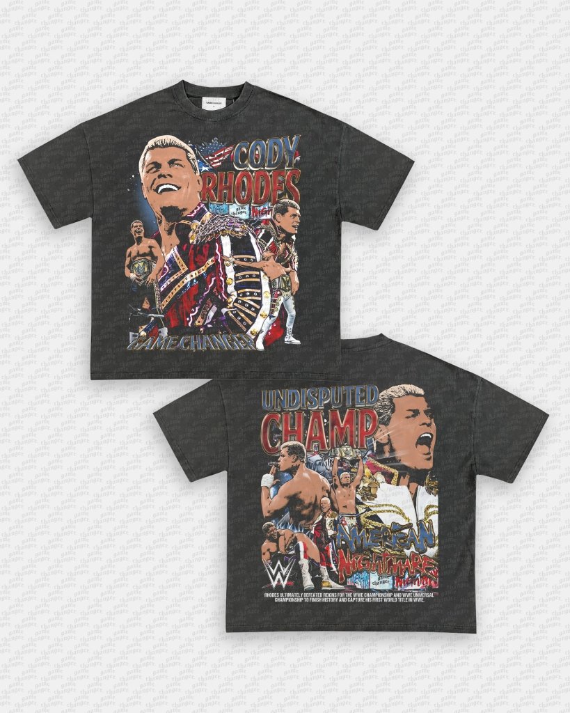 CODY RHODES V3 TEE - [DS] - VIBRAS® VIBRAS - GRAPHIC TEES - GAME CHANGERS