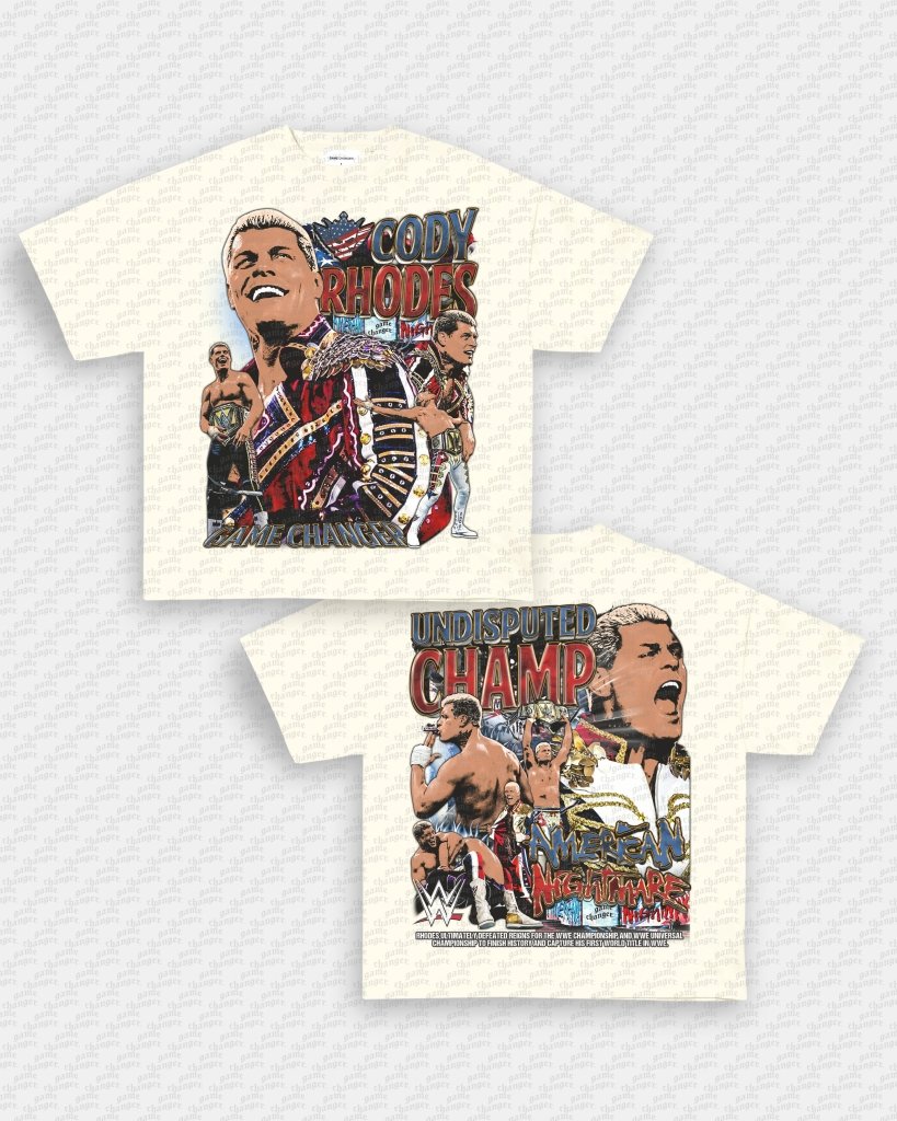 CODY RHODES V3 TEE - [DS] - VIBRAS® VIBRAS - GRAPHIC TEES - GAME CHANGERS