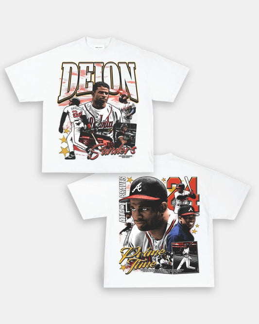 DEION SANDERS - BRAVES TEE - [DS] - VIBRAS® VIBRAS - GRAPHIC TEES - GAME CHANGERS