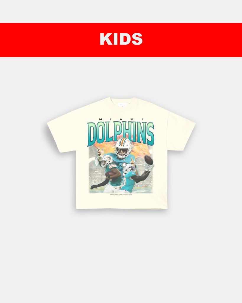 DOLPHINS - KIDS TEE - VIBRAS® VIBRAS - GRAPHIC TEES - GAME CHANGERS