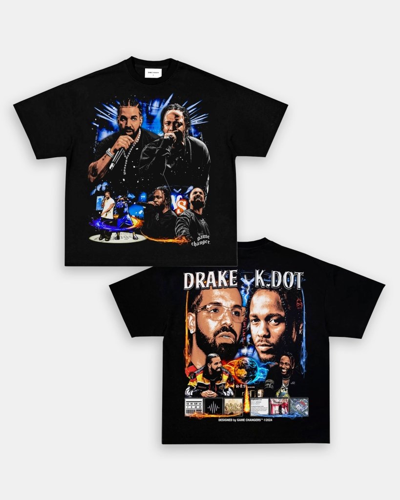 DRAKE VS KDOT V2 TEE - [DS] - VIBRAS® VIBRAS - GRAPHIC TEES - GAME CHANGERS