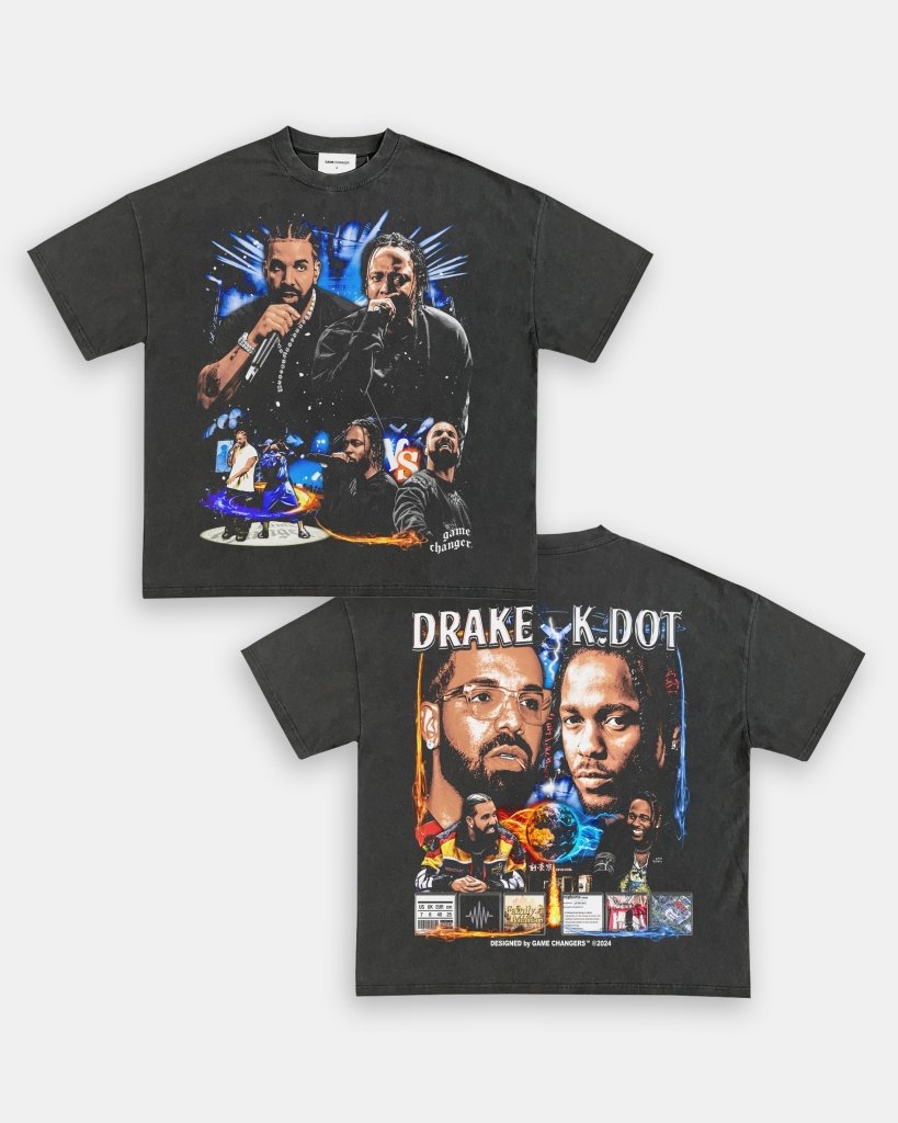 DRAKE VS KDOT V2 TEE - [DS] - VIBRAS® VIBRAS - GRAPHIC TEES - GAME CHANGERS