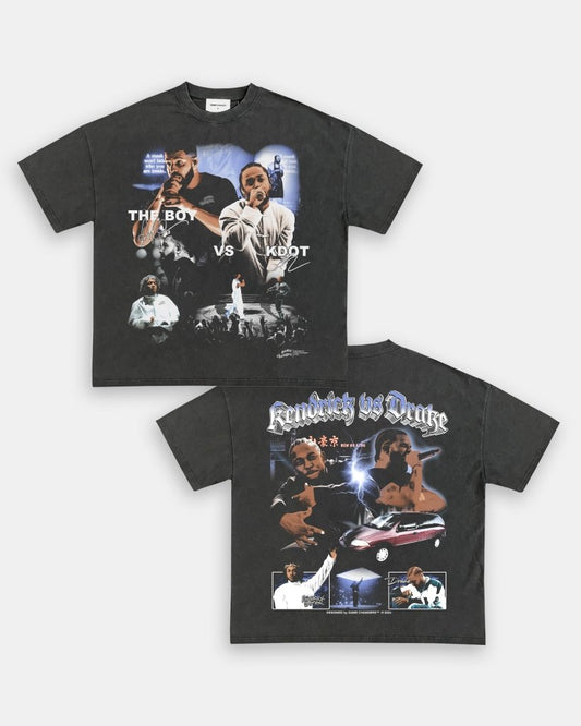 DRAKE VS KDOT V3 TEE - [DS] - VIBRAS® VIBRAS - GRAPHIC TEES - GAME CHANGERS