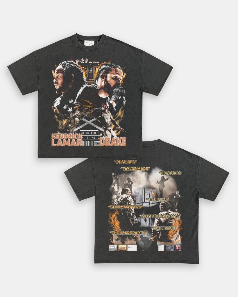 DRAKE VS KDOT V5 TEE - [DS] - VIBRAS® VIBRAS - GRAPHIC TEES - GAME CHANGERS