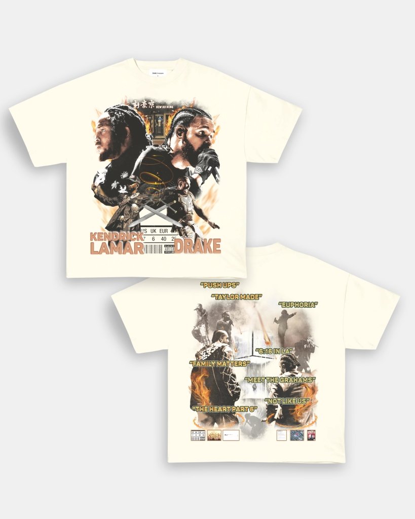 DRAKE VS KDOT V5 TEE - [DS] - VIBRAS® VIBRAS - GRAPHIC TEES - GAME CHANGERS