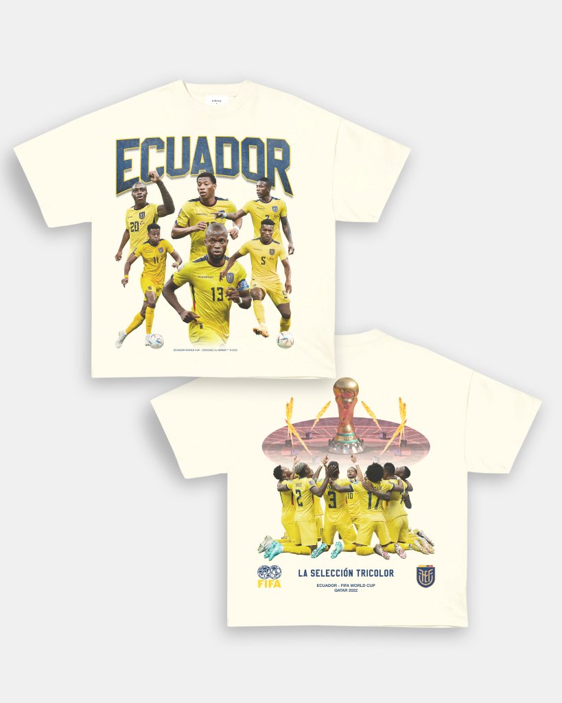 ECUADOR WORLD CUP TEE - [DS] - VIBRAS® VIBRAS - GRAPHIC TEES - GAME CHANGERS