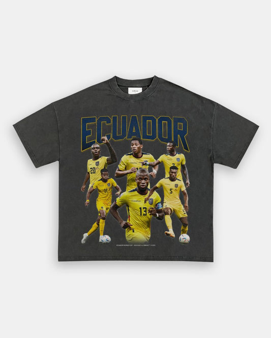 ECUADOR WORLD CUP TEE - [FRONT PRINT ONLY] - VIBRAS® VIBRAS - GRAPHIC TEES - GAME CHANGERS