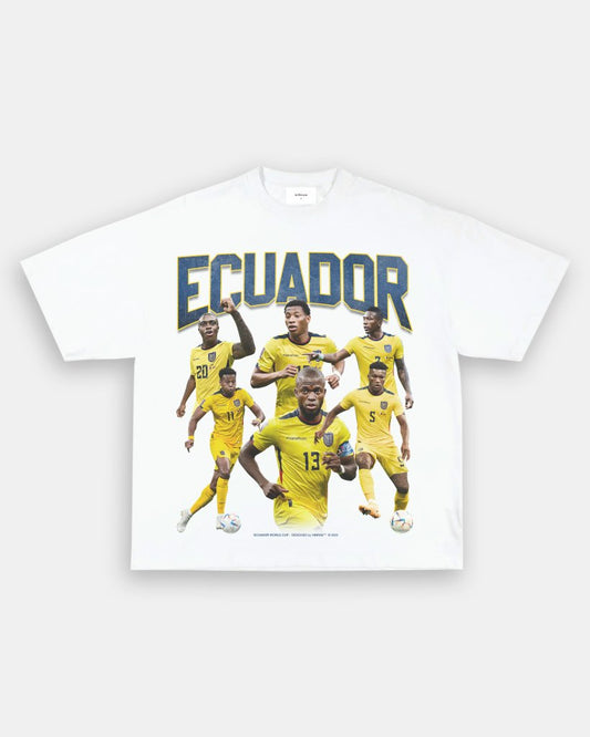 ECUADOR WORLD CUP TEE - [FRONT PRINT ONLY] - VIBRAS® VIBRAS - GRAPHIC TEES - GAME CHANGERS