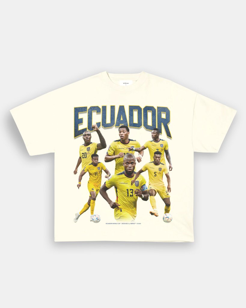 ECUADOR WORLD CUP TEE - [FRONT PRINT ONLY] - VIBRAS® VIBRAS - GRAPHIC TEES - GAME CHANGERS