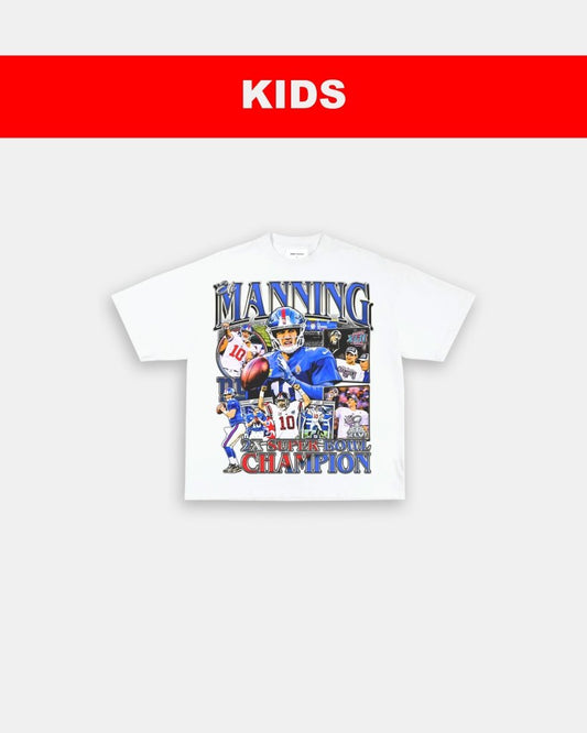 ELI MANNING - KIDS TEE - VIBRAS® VIBRAS - GRAPHIC TEES - GAME CHANGERS