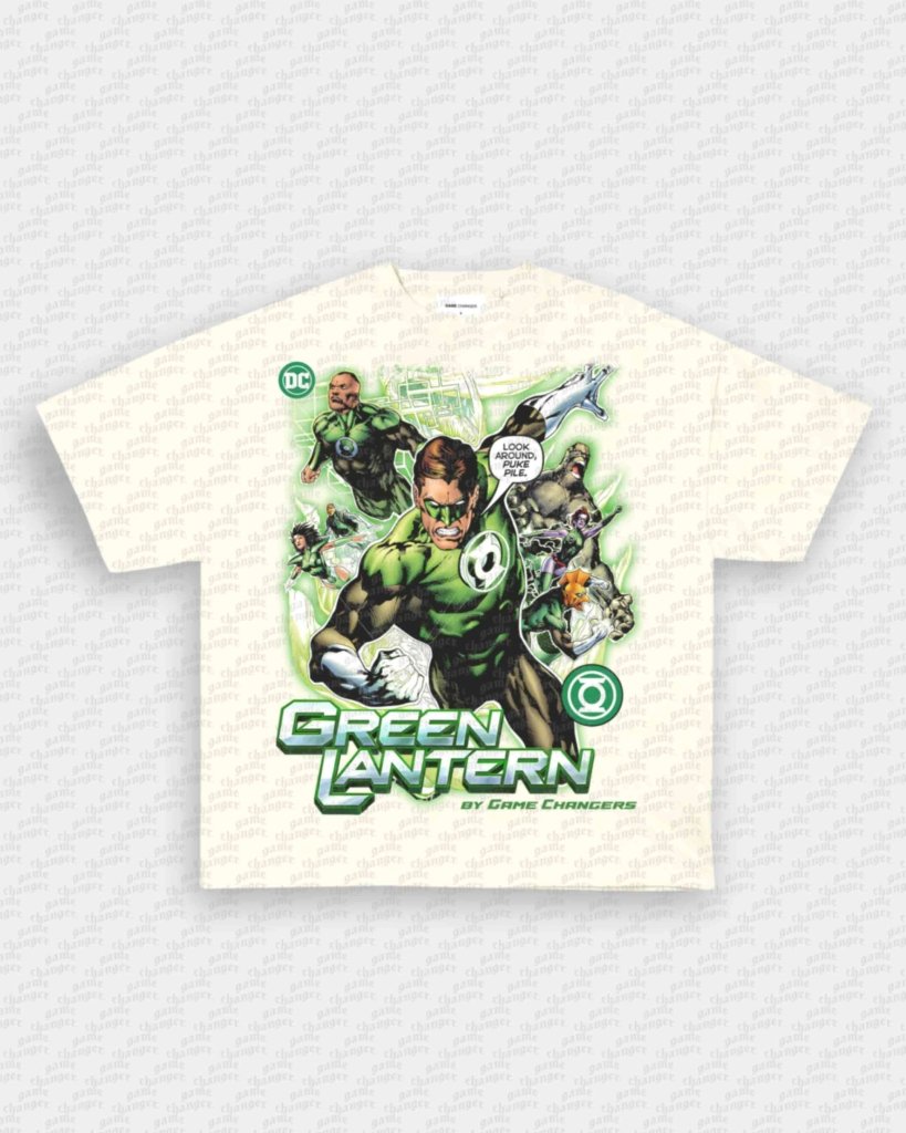 GREEN LANTERN V2 TEE - VIBRAS® VIBRAS - GRAPHIC TEES - GAME CHANGERS