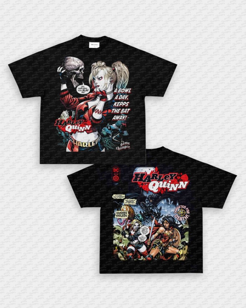 HARLEY QUINN V2 TEE - [DS] - VIBRAS® VIBRAS - GRAPHIC TEES - GAME CHANGERS