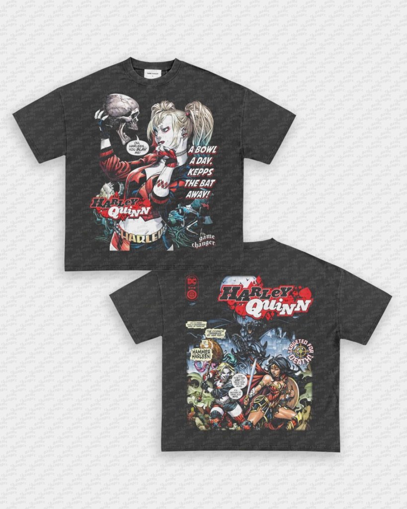 HARLEY QUINN V2 TEE - [DS] - VIBRAS® VIBRAS - GRAPHIC TEES - GAME CHANGERS