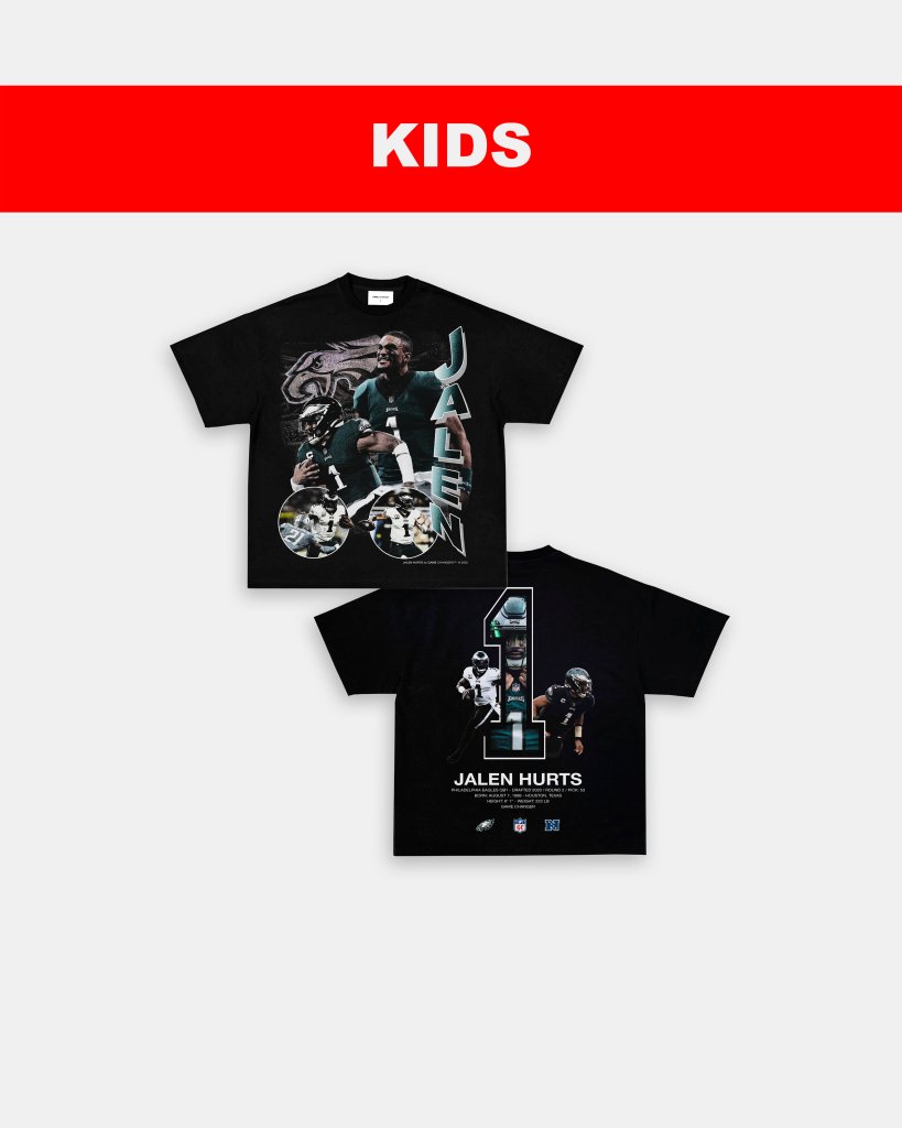 JALEN HURTS - KIDS TEE [DS] - VIBRAS® VIBRAS - GRAPHIC TEES - GAME CHANGERS