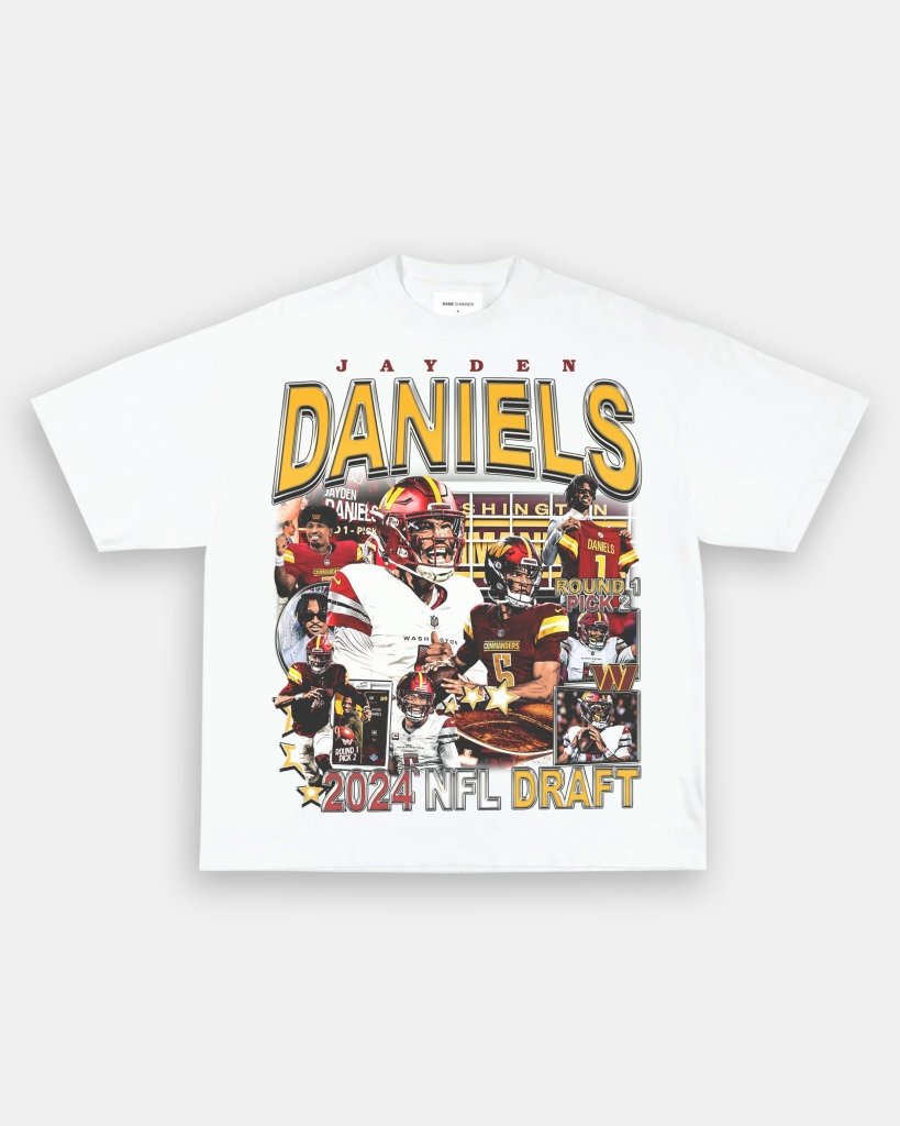 JAYDEN DANIELS - COMMANDERS TEE - VIBRAS® VIBRAS - GRAPHIC TEES - GAME CHANGERS