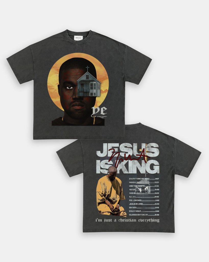 JESUS IS KING TEE - [DS] - VIBRAS® VIBRAS - GRAPHIC TEES - GAME CHANGERS