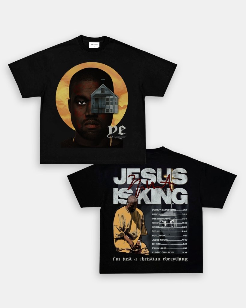 JESUS IS KING TEE - [DS] - VIBRAS® VIBRAS - GRAPHIC TEES - GAME CHANGERS