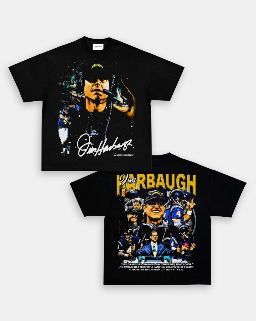 JIM HARBAUGH TEE - [DS] - VIBRAS® VIBRAS - GRAPHIC TEES - GAME CHANGERS