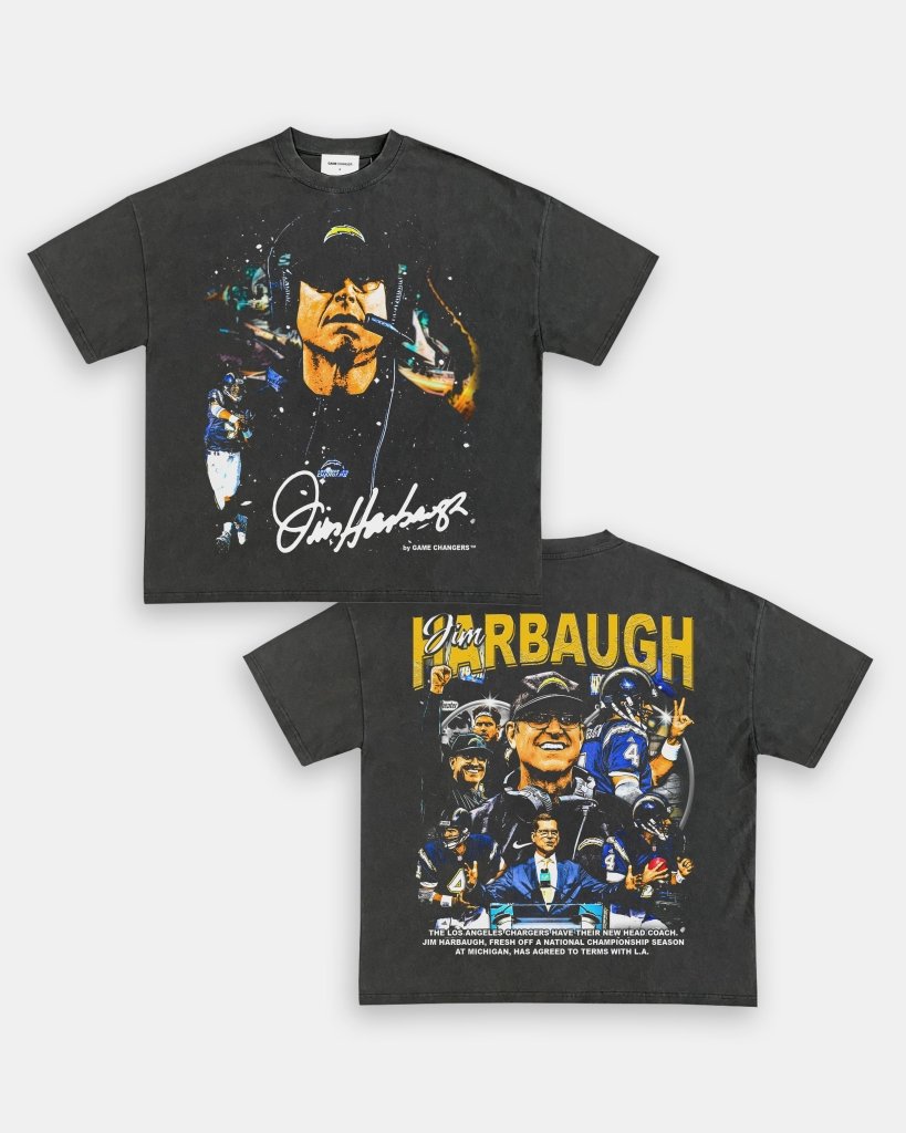 JIM HARBAUGH TEE - [DS] - VIBRAS® VIBRAS - GRAPHIC TEES - GAME CHANGERS