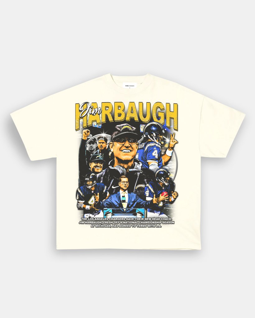 JIM HARBAUGH V2 TEE - VIBRAS® VIBRAS - GRAPHIC TEES - GAME CHANGERS