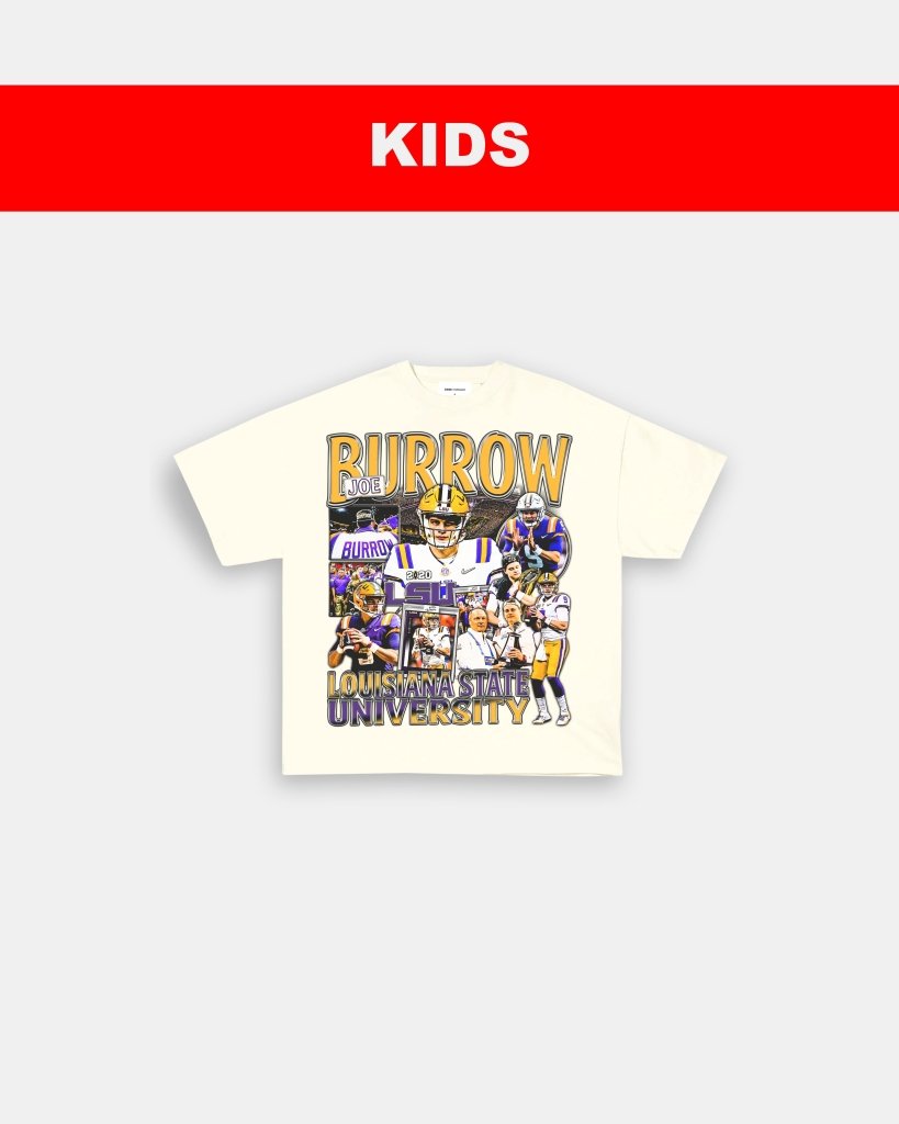 JOE BURROW - LSU - KIDS TEE - VIBRAS® VIBRAS - GRAPHIC TEES - GAME CHANGERS