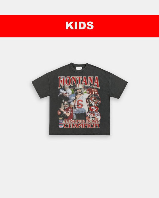 JOE MONTANA - KIDS TEE - VIBRAS® VIBRAS - GRAPHIC TEES - GAME CHANGERS