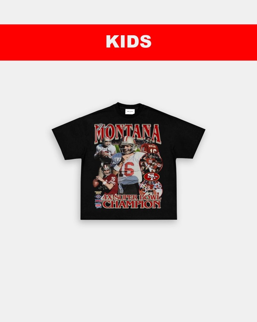 JOE MONTANA - KIDS TEE - VIBRAS® VIBRAS - GRAPHIC TEES - GAME CHANGERS