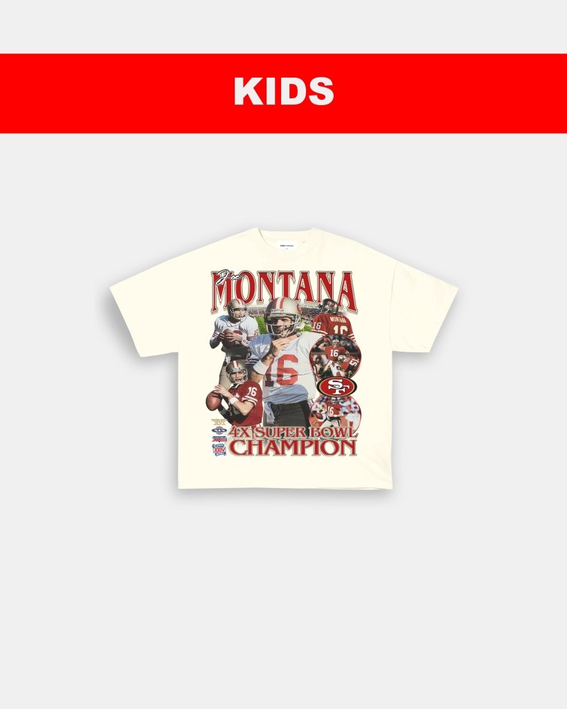 JOE MONTANA - KIDS TEE - VIBRAS® VIBRAS - GRAPHIC TEES - GAME CHANGERS