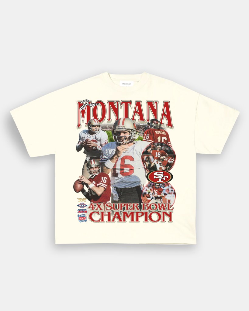 JOE MONTANA TEE - VIBRAS® VIBRAS - GRAPHIC TEES - GAME CHANGERS