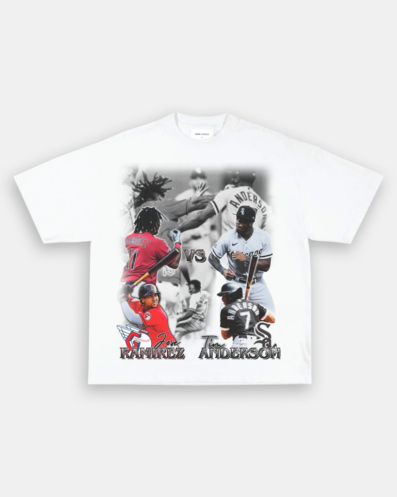 JOSE RAMIREZ VS TIM ANDERSON TEE - VIBRAS® VIBRAS - GRAPHIC TEES - GAME CHANGERS