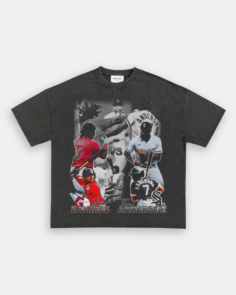 JOSE RAMIREZ VS TIM ANDERSON TEE - VIBRAS® VIBRAS - GRAPHIC TEES - GAME CHANGERS