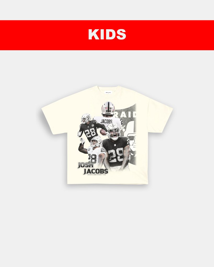 JOSH JACOBS - KIDS TEE - VIBRAS® VIBRAS - GRAPHIC TEES - GAME CHANGERS