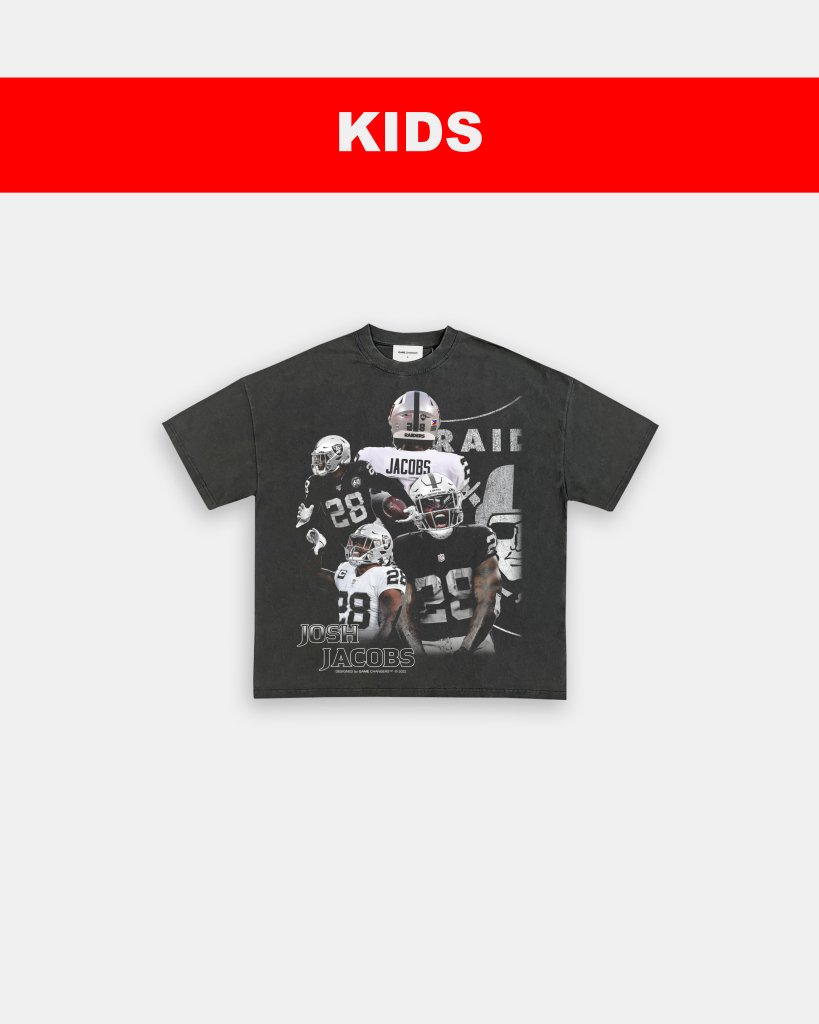 JOSH JACOBS - KIDS TEE - VIBRAS® VIBRAS - GRAPHIC TEES - GAME CHANGERS