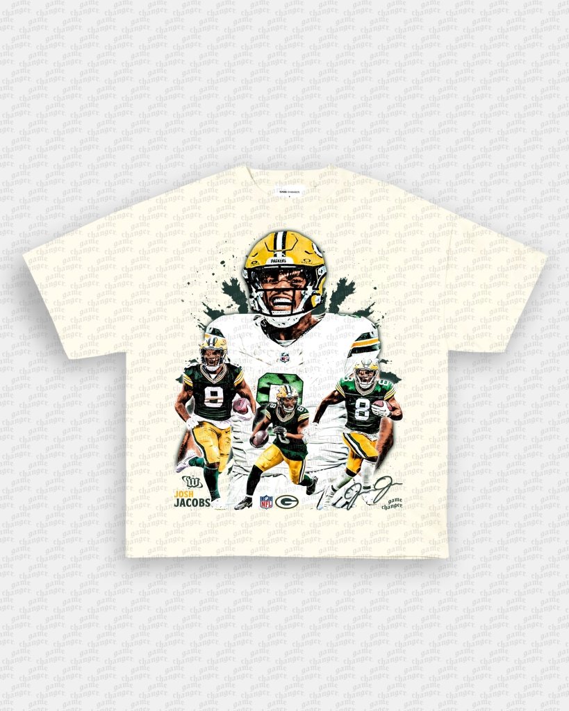 JOSH JACOBS - PACKERS TEE - VIBRAS® VIBRAS - GRAPHIC TEES - GAME CHANGERS