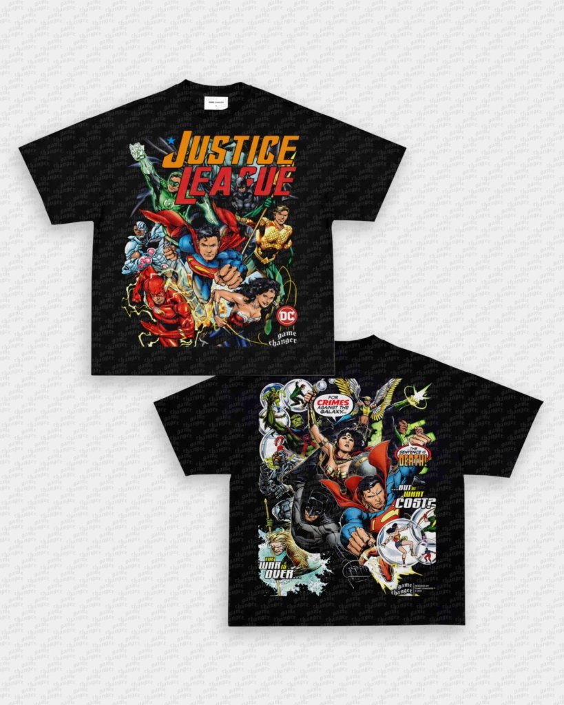 JUSTICE LEAGUE TEE - [DS] - VIBRAS® VIBRAS - GRAPHIC TEES - GAME CHANGERS