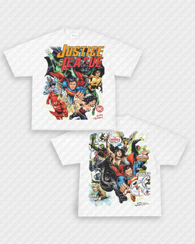 JUSTICE LEAGUE TEE - [DS] - VIBRAS® VIBRAS - GRAPHIC TEES - GAME CHANGERS