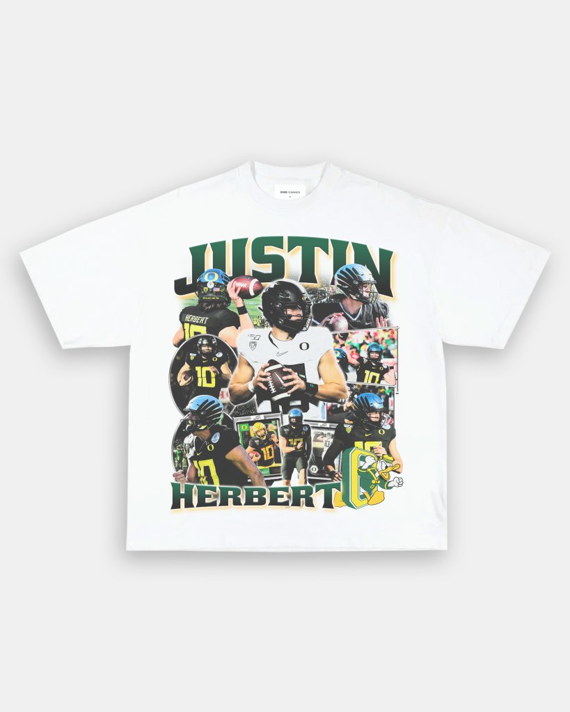 JUSTIN HERBERT - OREGON TEE - VIBRAS® VIBRAS - GRAPHIC TEES - GAME CHANGERS