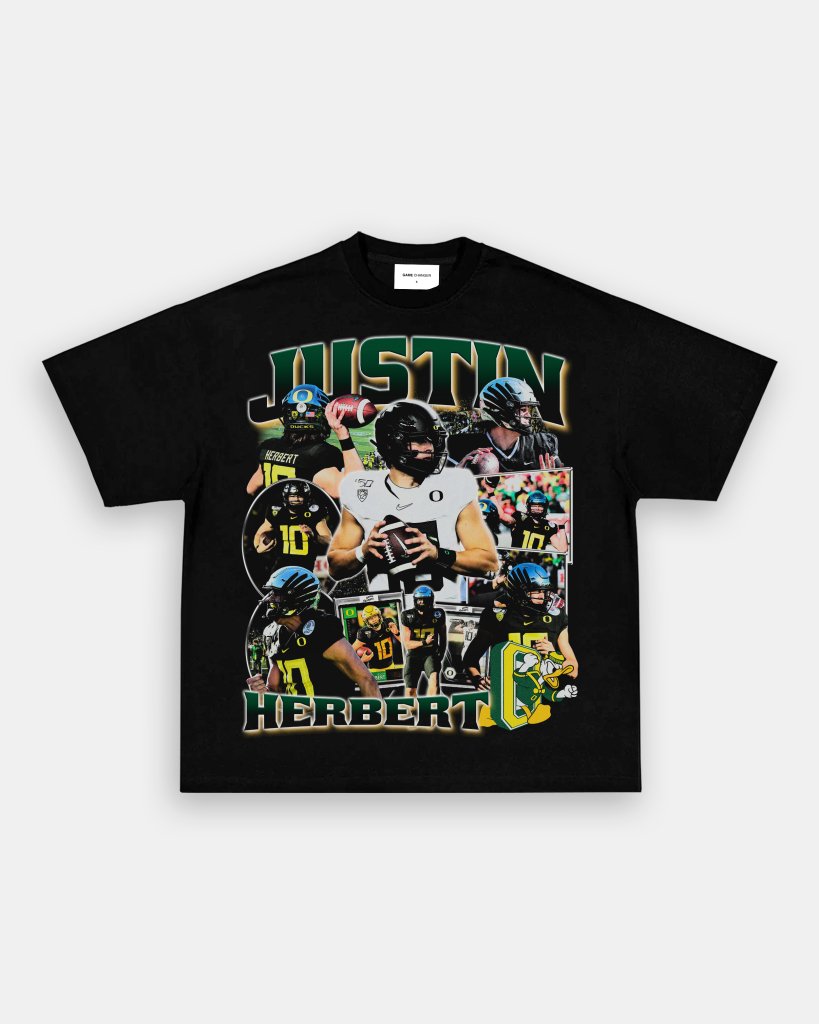 JUSTIN HERBERT - OREGON TEE - VIBRAS® VIBRAS - GRAPHIC TEES - GAME CHANGERS