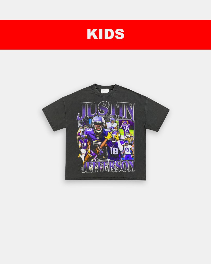 JUSTIN JEFFERSON 2 - KIDS TEE - VIBRAS® VIBRAS - GRAPHIC TEES - GAME CHANGERS