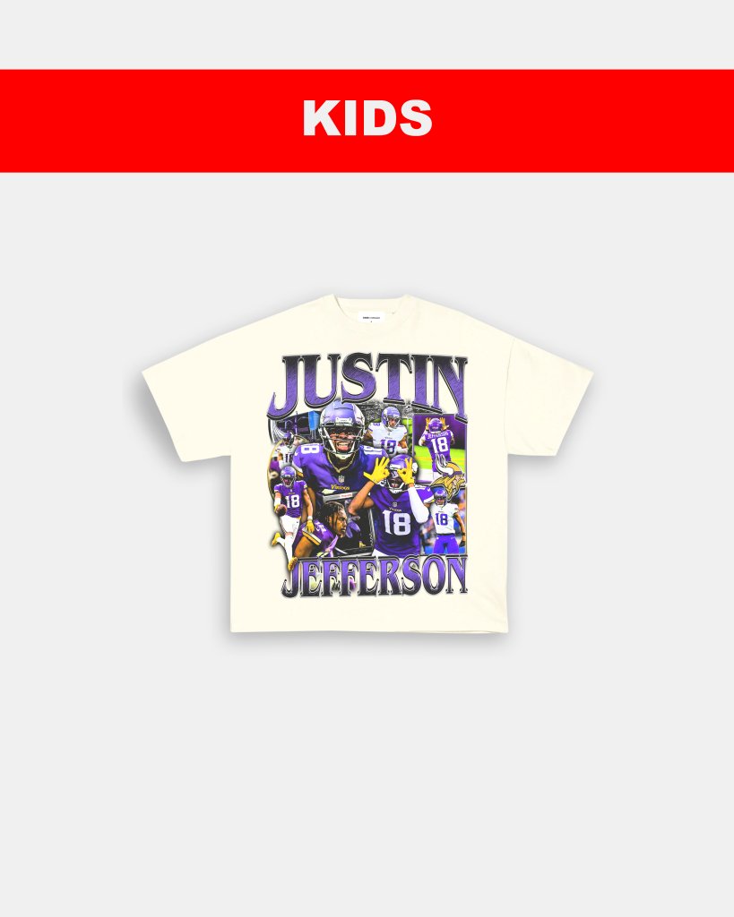 JUSTIN JEFFERSON 2 - KIDS TEE - VIBRAS® VIBRAS - GRAPHIC TEES - GAME CHANGERS