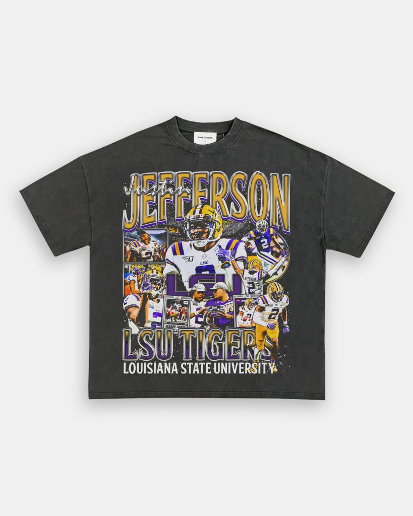 JUSTIN JEFFERSON - LSU TEE - VIBRAS® VIBRAS - GRAPHIC TEES - GAME CHANGERS